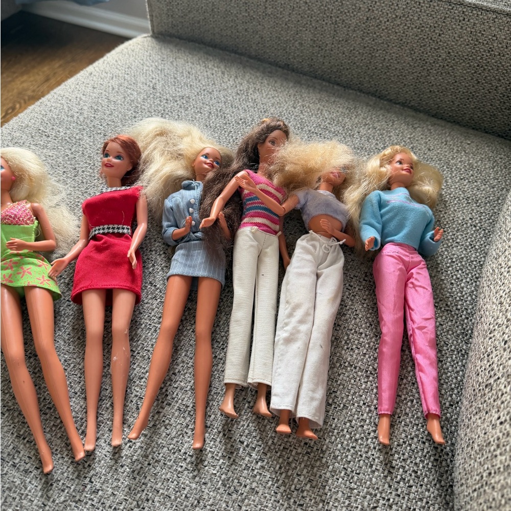 Barbie lot of 6 vintage dolls